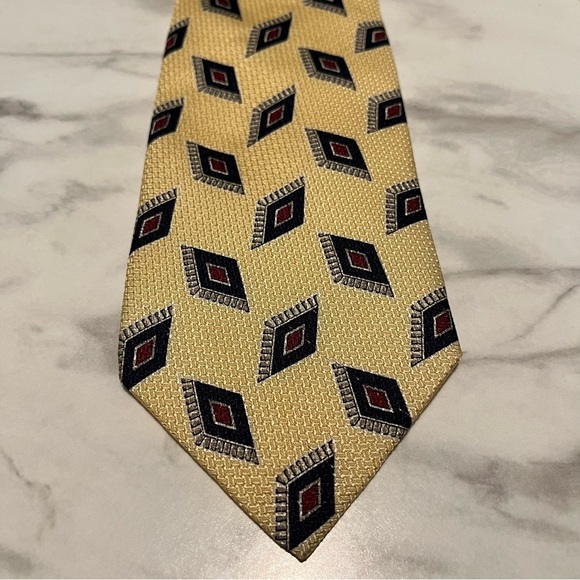 Robert Talbott Patrick James 100% Silk Geometric Tie - Picture 5 of 5